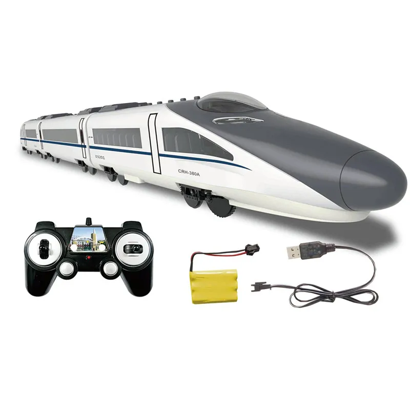 

High Quality Double E E636-003 Harmonious CRH Remote Control Trains China Railway High-speed Model RC Train for Kids Toys