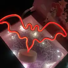 Фламинго светодиодная неоновая лампа неоновые Ламповые трубки Луна Ангел Рождественская елка ночник украшение дома подарки вечерние благоприятное освещение