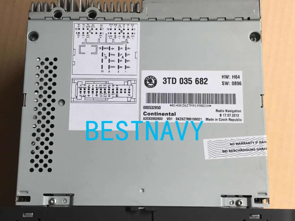 

Free DHL 3TD 035 682 Car Navigation RNS510 radio LED display modules for V W RNS510 RNS 510 Sko-da Auto COLUMBUS DVD Player