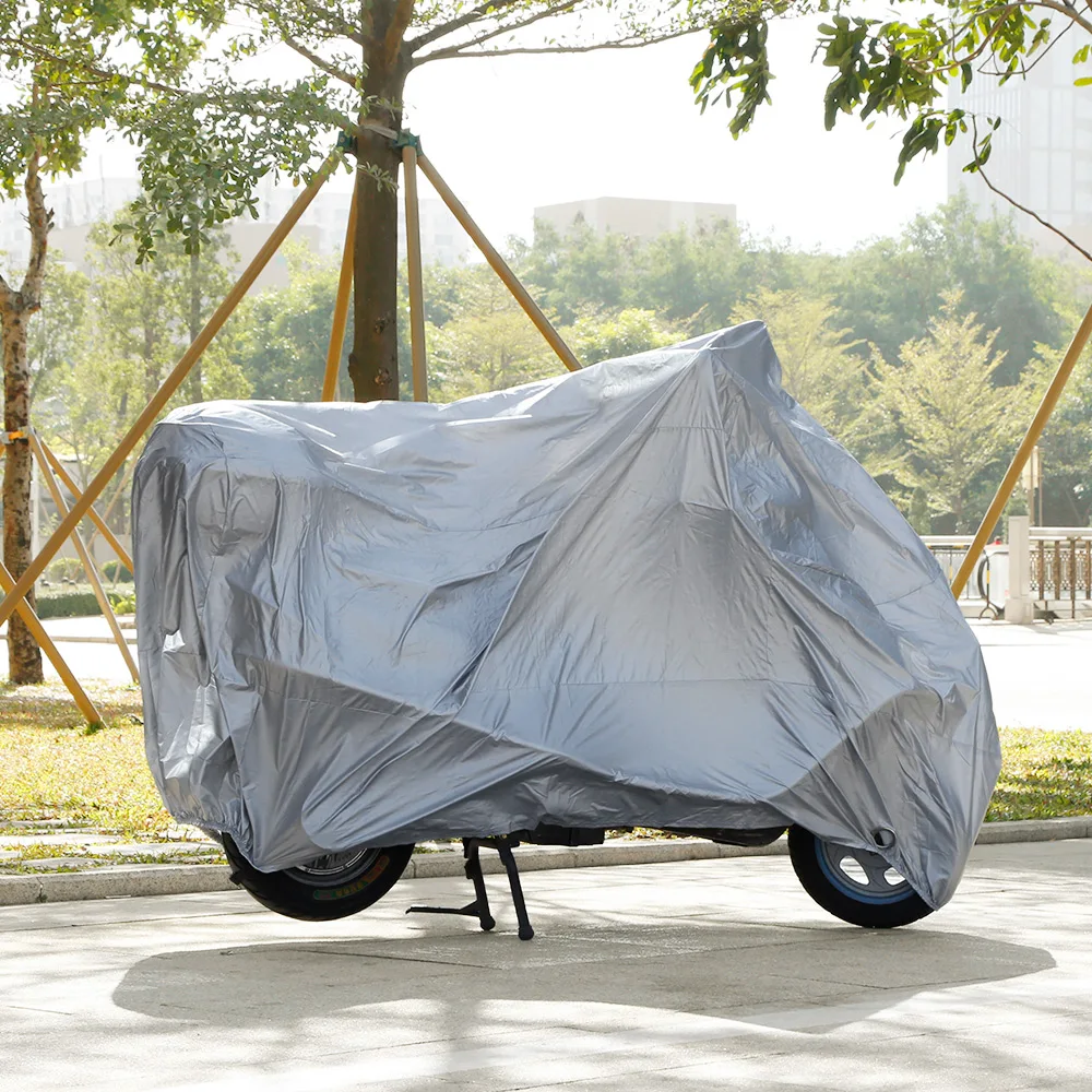 

Clearance Motorcycle Cover 190T Polyester Taffeta Waterproof Motor Covers for Outdoor Sun Snow Rain M - 4XL