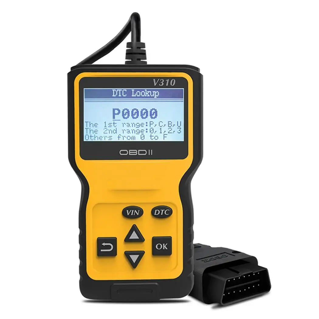 Auto V310 OBD Code Reader OBD2 Scanner Diagnostics Tool Launch Car Check Instruments Engine
