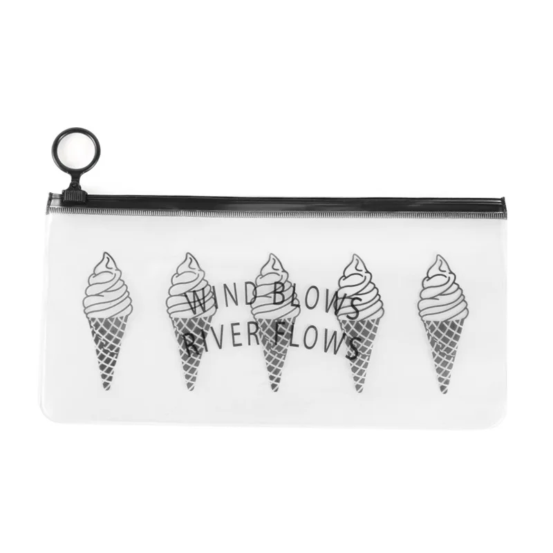 

Fashion Women Clear Cosmetic Bags PVC Toiletry Bags Travel Organizer Makeup Bag Bath Wash Make Up Box Type1-S