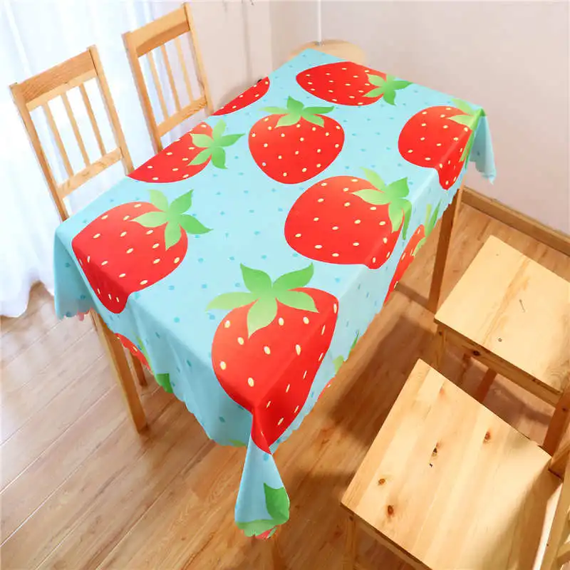 

Fruit Tablecloth Nappe Table Cover Party Wedding Disposable Table Cloth For Decor Table Decoration Obrus Mantel Home Textile