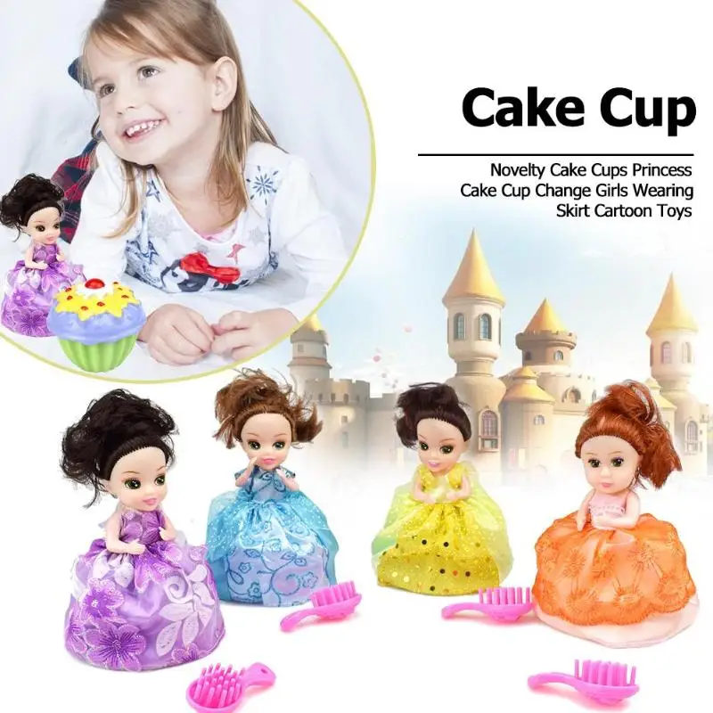 

1 Pc Mini Beautiful Cake Doll Toy Cupcake Princess Doll Toys for Children Kid Girls Funny Game Novelty Cake Cups Gift Cake Doll