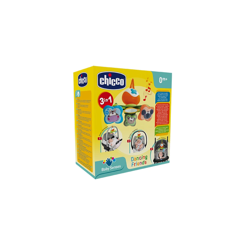 Подвеска Chicco Dancing Friends &quotТанцующие друзья&quot 0м+|Интерактивные игрушки для