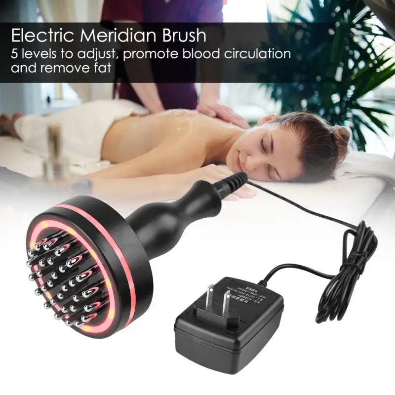

Massage Relaxation Micro-Electric Heating Scraping Device Slimming Body Brush Massage Cellulite Massager Device