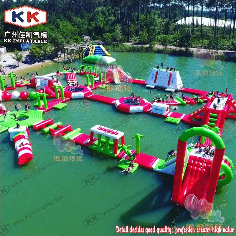 Newest Large Business Inflatable Water Park For Events Inflatable Water Parks For The Sea