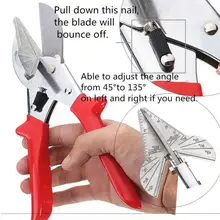 Угол сдвига 45 градусов до 120 градусов торцовочный резак ручные ножницы многофункциональная ПВХ PE пластиковые трубы ножницы