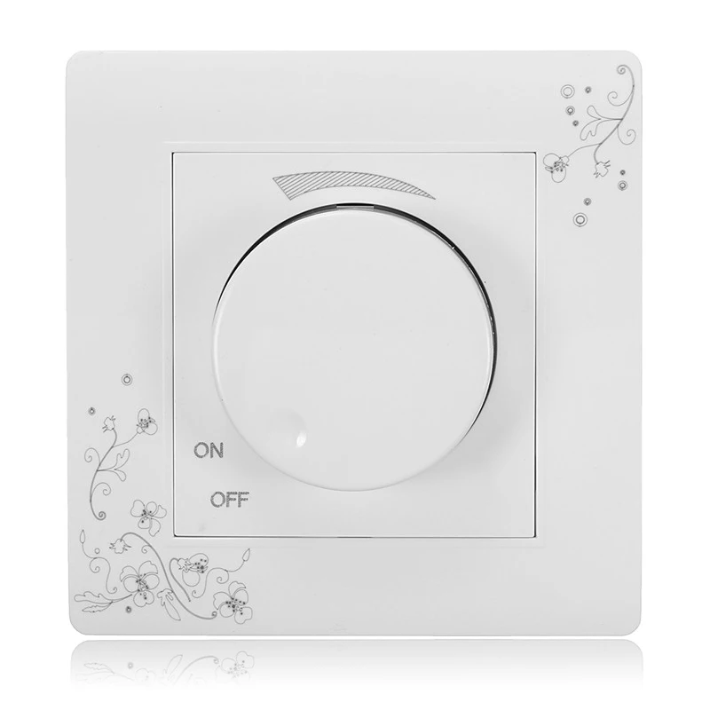 

Kempinski Brand Luxury Wall Dimmer Switch, Ivory White, Brief Art Fashion Light Switch, AC 110~250V