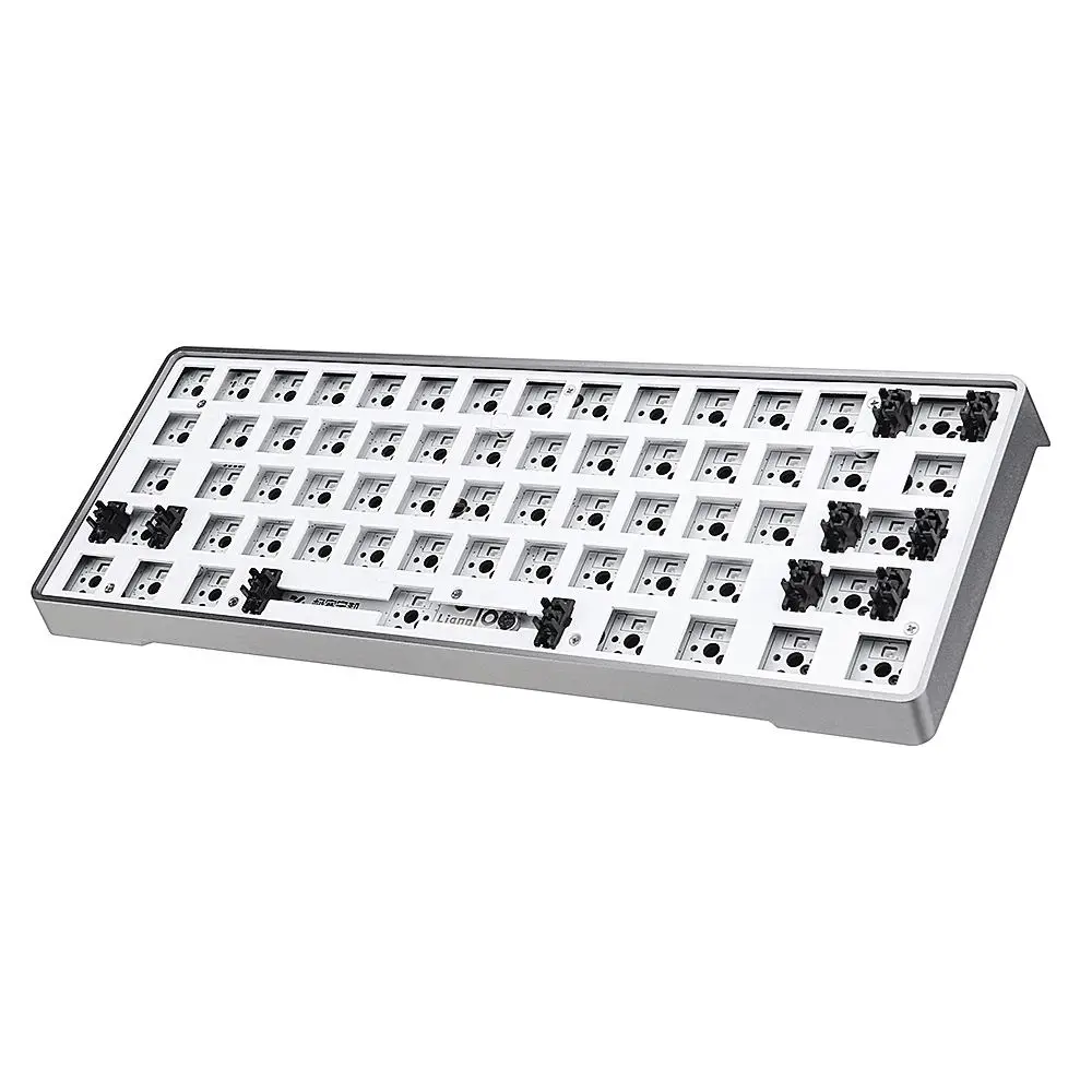  Hot Swappable 60% RGB Keyboard Customized Kit PCB Mounting Plate [Aluminum Alloy Version] Geek Cust