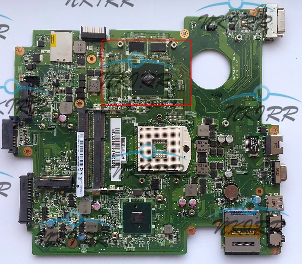 Материнская плата MB.V1206.001 MBV1206001 DAZR9HMB8A0 REV:A S989 DDR3 для TravelMate 8572 8572G 8572T 8572TG TimeLineX