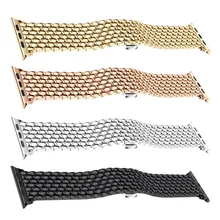 Shellhard Роскошные Нержавеющая сталь сопутствующий браслет, ремешок для наручных часов Apple Watch серии 1 2 3 4 Прочный наручных часов iwatch, Нержавеющая сталь ремешок 38/42 мм