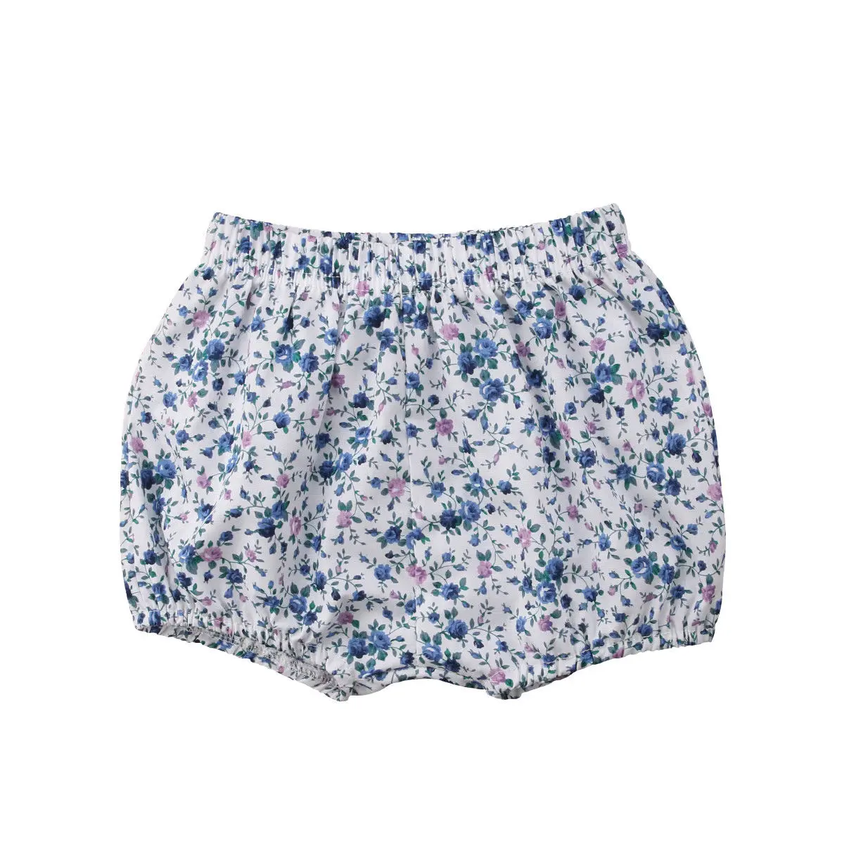 Pudcoco  Lovely Baby Girl Casual Floral Printed Loose High Waist Short Pants 6M-3Y