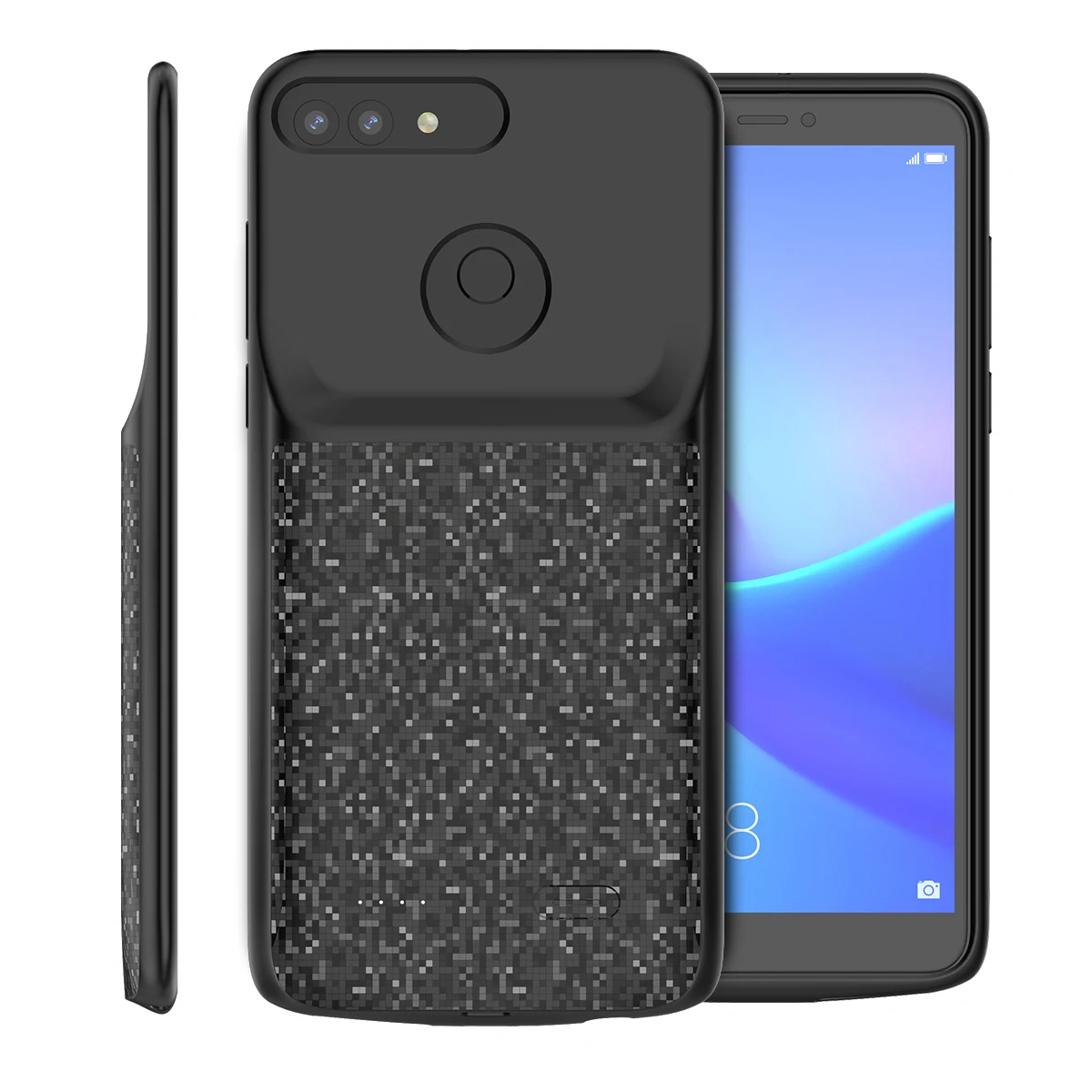 Чехол для huawei Y7 2018 Honor 7C зарядное устройство 4700 мА/ч внешнее запасное чехол