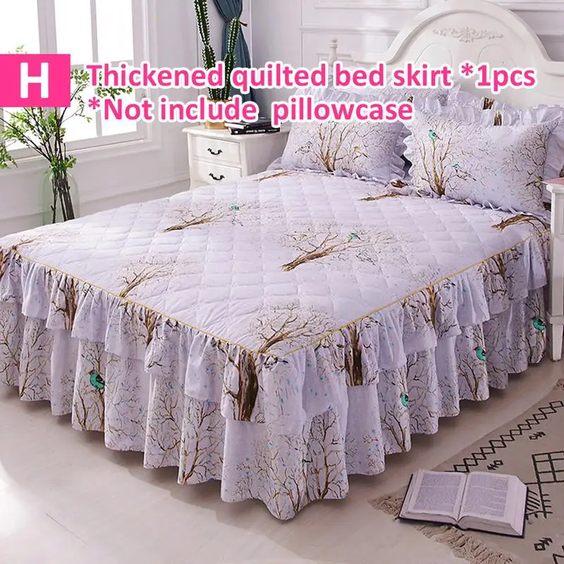 Фиолетовая темно-синяя хлопковая одно-, двуспальная кровать, юбка, наматрасник, Нижняя юбка, 150x200 см, постельные юбки, покрывало, кровать, юбка, наволочка