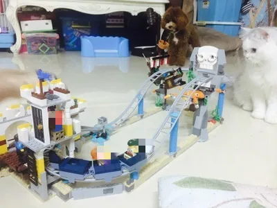 

New Creators Builerds Set Pirate Roller Coaster 3 in 1 Compatible Legoing Creator 31084 Building Educational Toys Model Boy Gift