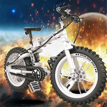 

Folding Bicycle Building Blocks Toy Set Outstanding Bicycle Appearance Model Kids Children Educational Assembled Toys Xmas Gifts