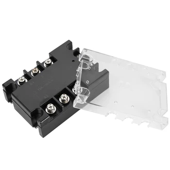 

timer relay latching relay 3-Phase 10A DC-AC Solid State Relay SSR Input 3-32VDC Load 24-480VAC TSR-10DA-H