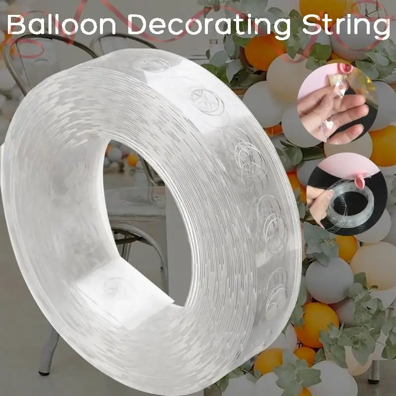 

5M Decor Balloon Chain Arch Decor String Balloon Chain Rubber Wedding Party Birthday Backdrop Happy Birthday Ballons Accessories