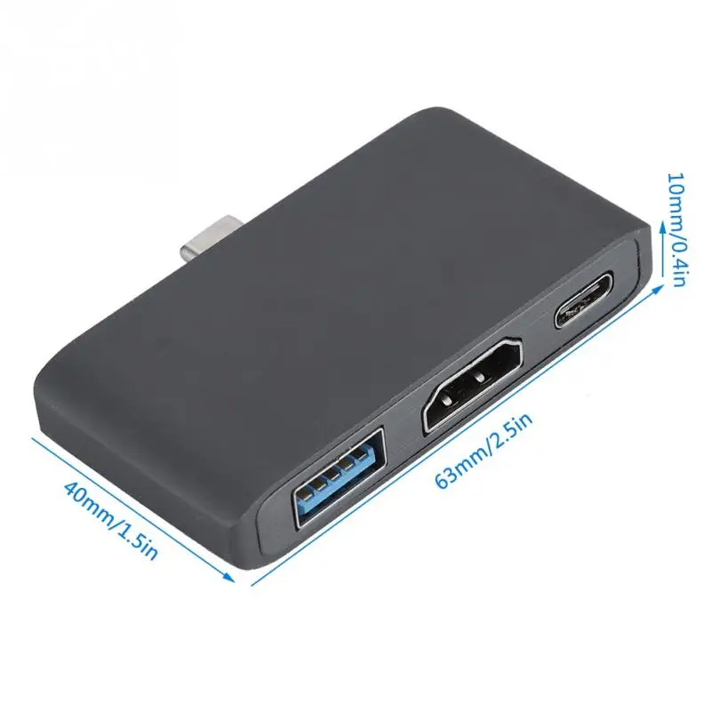 Мобильный телефон приемный USB 3,1 Тип C к HDTV HDMI USB3.0 Тип C адаптер 3-в-1 Портативный USB-C цифрового преобразователя Поддержка 4K по доступной цене