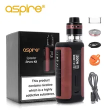 Electronic Cigarette Aspire Speeder Revvo 200W High Power Vape Kit Support TC/VV/VW/TCR and CPS Modes Compatible with 18650 Cell Electronic Cigarette Aspire Speeder Revvo 200W High Power Vape Kit Support TC/VV/VW/TCR and CPS Modes Compatible with 18650 Cell