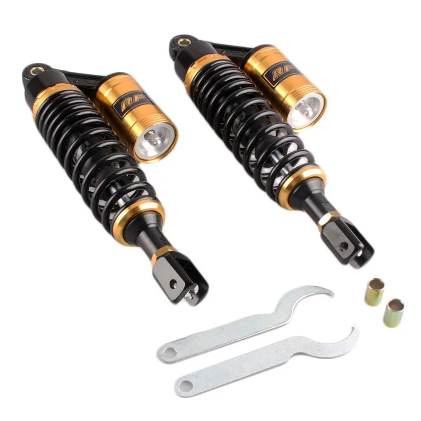 

For Suzuki RMZ250 RMZ450 DRZ400SM Moped Quad Universal 12.5" 320mm Adjustable Air Shock Absorbers