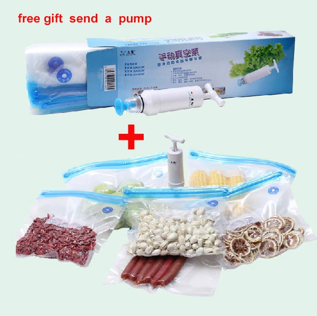 Big Vacuum bags for Food Storage With Pump Reusable Vacuum Sealer Food  Packages Kitchen Organizer 20pcs/set Plastic wrap - AliExpress