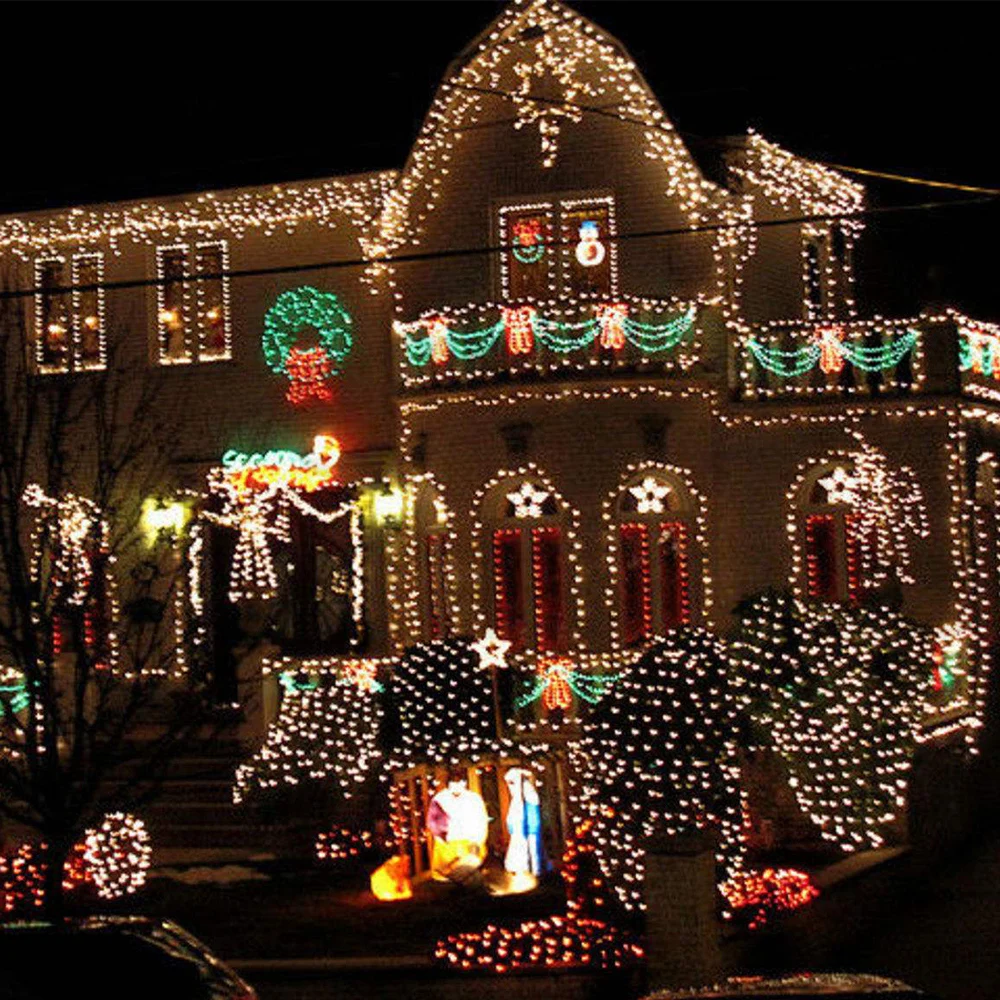 10M 100 LED String Decoration Light Multicolour Outdoor for Party Wedding Christmas Garden lights 220V/110V 8 Display Modes 10M 100 LED String Decoration Light Multicolour Outdoor for Party Wedding Christmas Garden lights 220V/110V 8 Display Modes