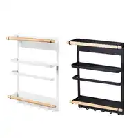 Home Kitchen Supply - Refrigerator Rack Paper Towel Wall Cutlery Storage Debris Storage Hook Kitchen Storage Rack