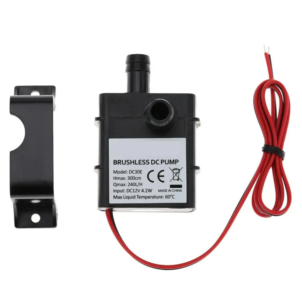 USB DC 12 V 4.2 W V bezszczotkowy Mini pompa wody pompa 3 M wysokość 240L/H zatapialna fontanna akwarium w obiegu na basen