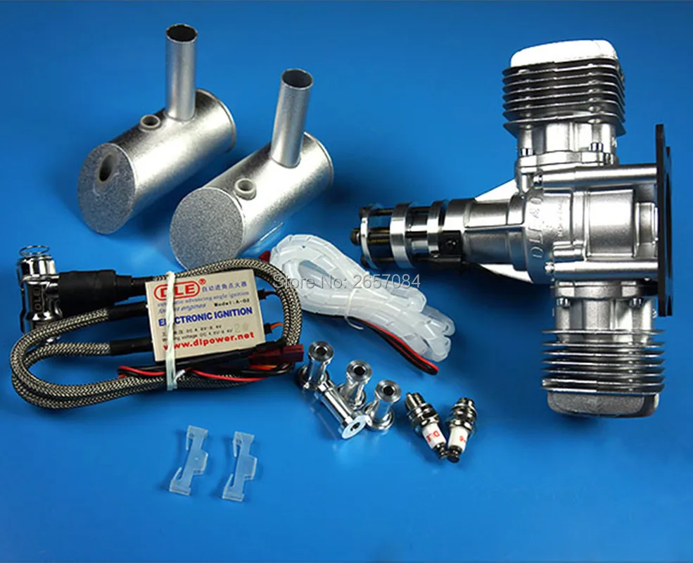 Газовый двигатель DLE40 40CC для радиоуправляемого самолета фиксированная