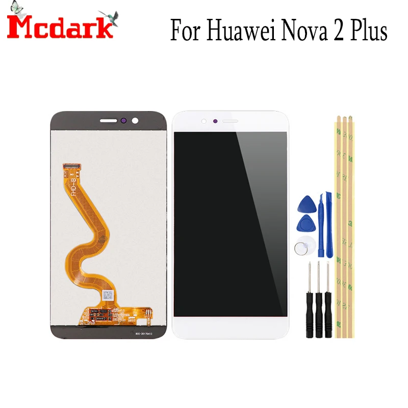 ЖК-экран для Huawei Nova 2 Plus 5 дюймов Сменные аксессуары ЖК-дисплей + сенсорный экран с