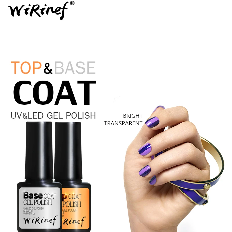 Гель лак WiRinef для ногтей Базовое покрытие УФ геля высокое качество|nail gel lacquer|gel