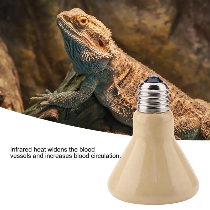 10 типов 220-230 В Инфракрасный Керамический Излучатель нагревательный светильник лампа для домашних питомцев Брудер цыплят лампа для рептилий