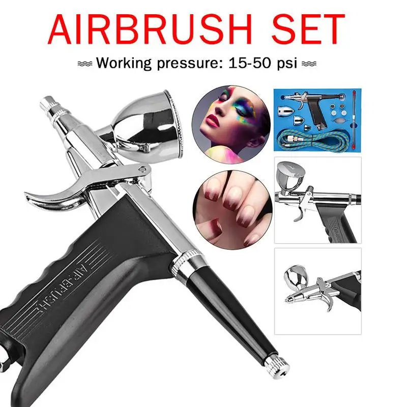 

Hot Sell 166AK Gun Spray Gun Set Wall Painting Spray Tool 0.2 / 0.3 / 0.5 Caliber Sprayer