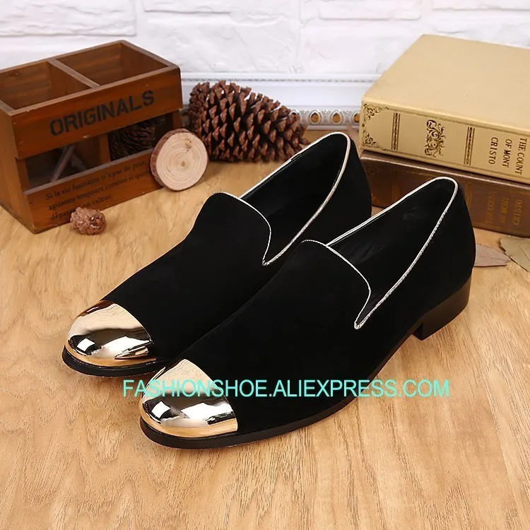 

Luxury mens loafers metallic gold shoes cool mens dress shoes mens moccasin slippers prom shoes rubber soles flas boats size 46