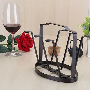 

Kitchen Iron Drain Cup Holder Multifunctional Glass Cup Shelf Cup Storage Rack Coffee Mug Hanger for Kitchen Restaurant