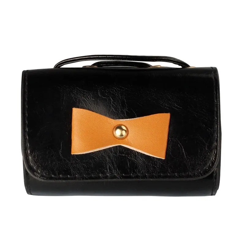 

Mini Women lovely Bow PU Leather Crossbody bag