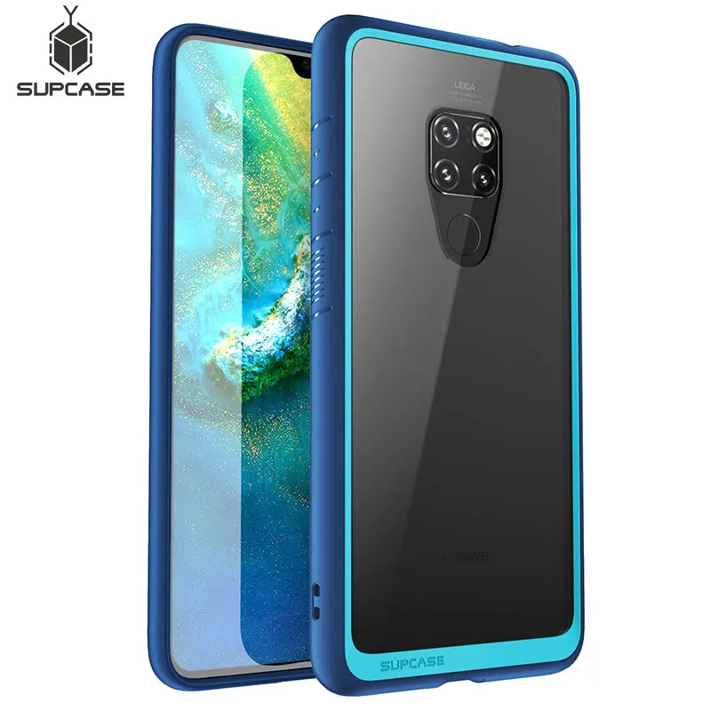 Prix SUPCASE pour Huawei Mate 20 etui (HMA L29) 6.53 pouces Style UB anti chocs Premium hybride pochette de protection en polyuréthane thermoplastique de protection PC couverture arrière transparente