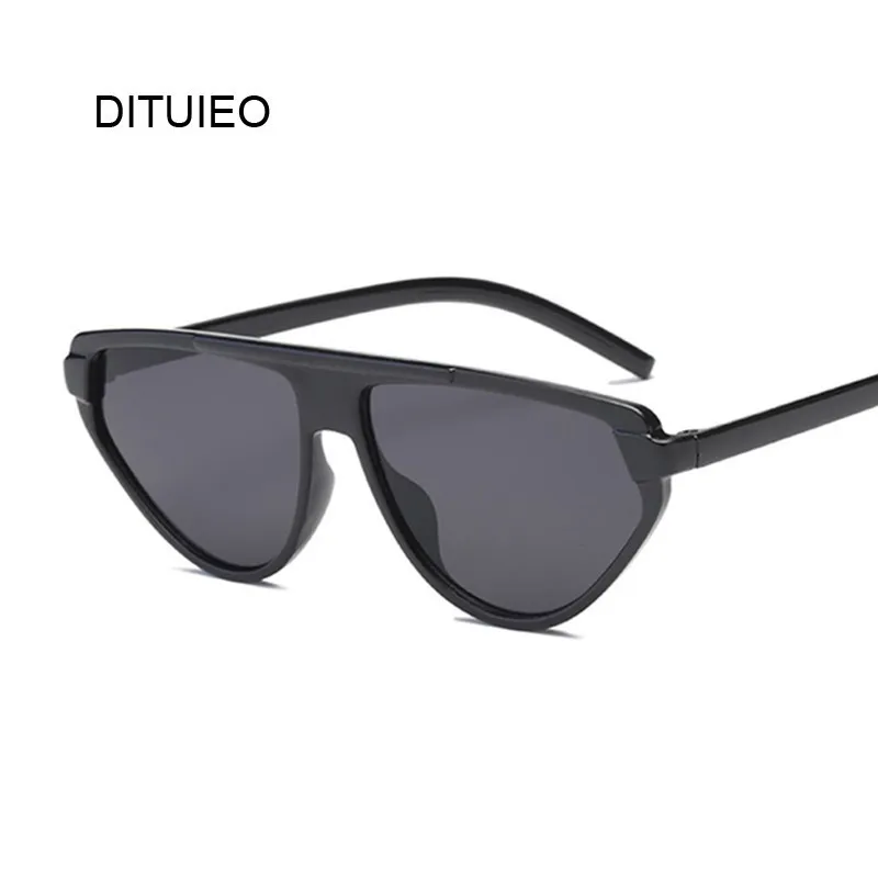 

New Retro Mirror Sunglasses Women Brand Designer Luxury Vintage Cat Eye Black Sun Glasses Female Ladies UV400 Oculos De Sol