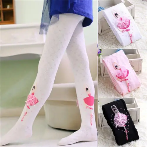 

Baby Girls Tights Toddler Infant Kids Flower Pattern Stocking Cotton Warm Tights For Girls 1-10 Years