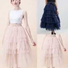 Новое шифоновое Бохо женское цветочное Джерси цыганское Длинное Макси полное юбка пляжные юбки-солнце