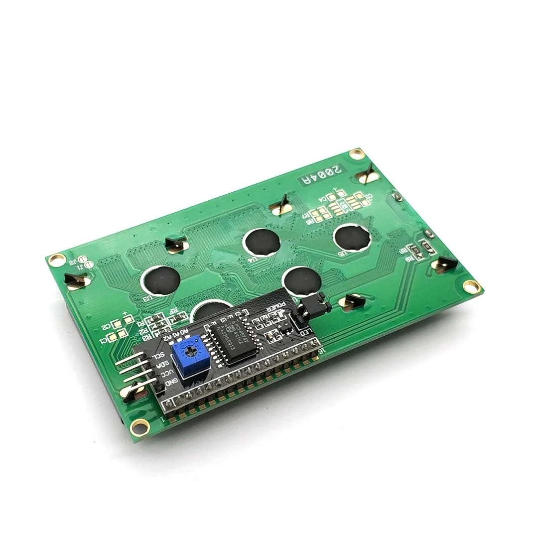 ЖК дисплей 2004 + I2C 20x4A синий/зеленый экран HD44780 символьный дисплей/w IIC/I2C модуль