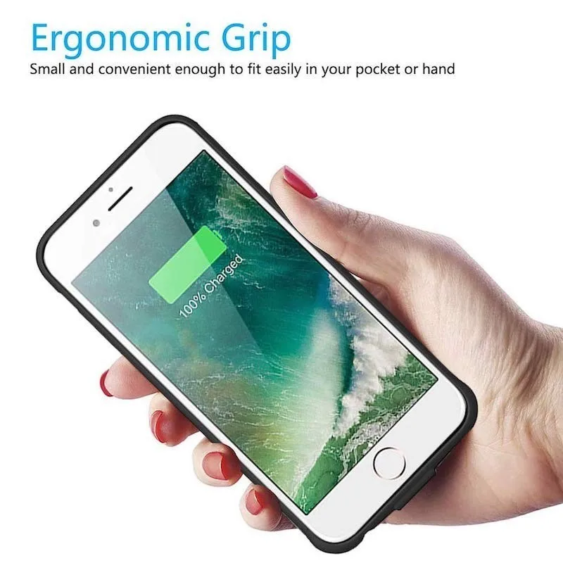 Ext power 4500/7000mAh Внешний красный и черный чехол для зарядного устройства Iphone 6 6s 7 8 Plus