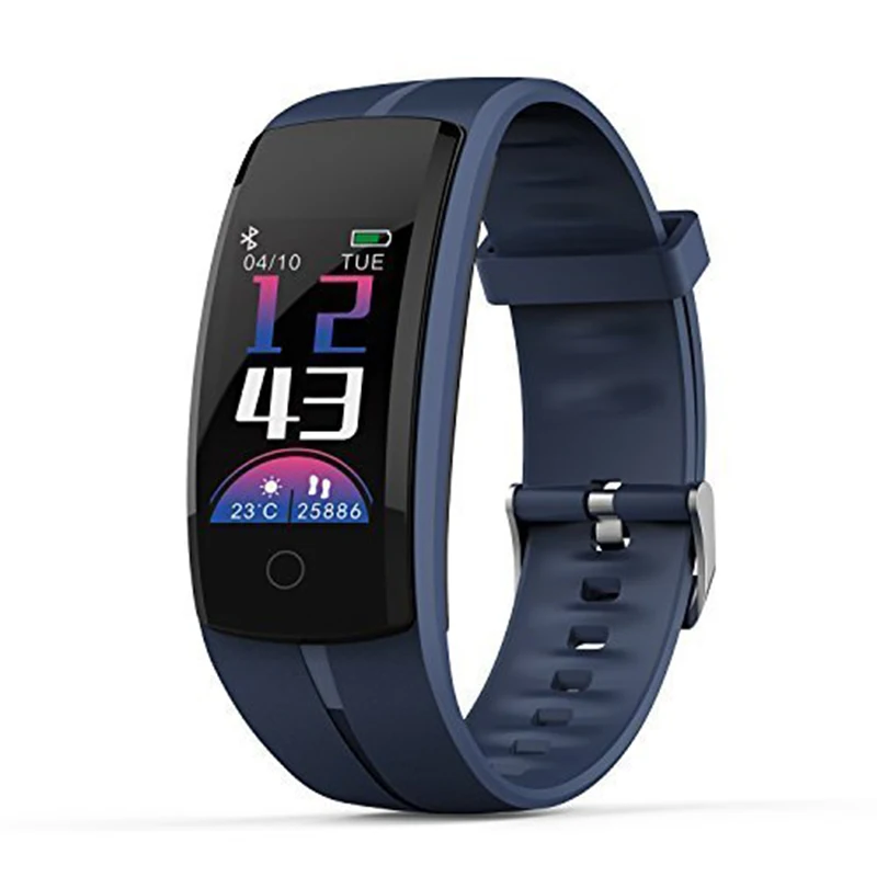 

Smart Wristband QS100 Multi-Sports Mode Blood Pressure Oxygen Monitoring Whatsapp Information Push Watch(Navy blue)