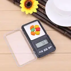 500 г/0,1 г 200 г/0,01 г Высокая точность мини электронные весы ювелирные Вес карман Кухня травяной чай ЖК-дисплей цифровые весы