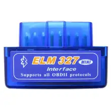 Мини Elm 327 Obdii адаптер elm327 Bluetooth V2.1 Obd2 Диагностический авто интерфейс сканер для Android elm327 диагностический инструмент