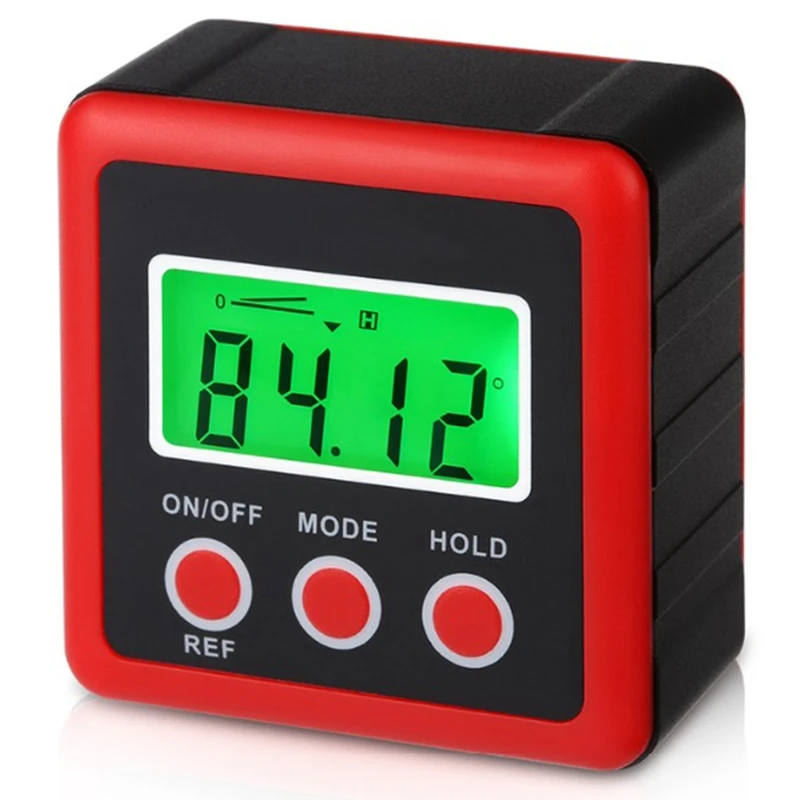  THGS Digital Protractor Angle Gauge Precision Digital Protractor Inclinometer Level Box Angle Finde