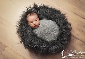 

4PC Newborn Photography Basket Filler Wheat Donut Posing Props Baby Pillow