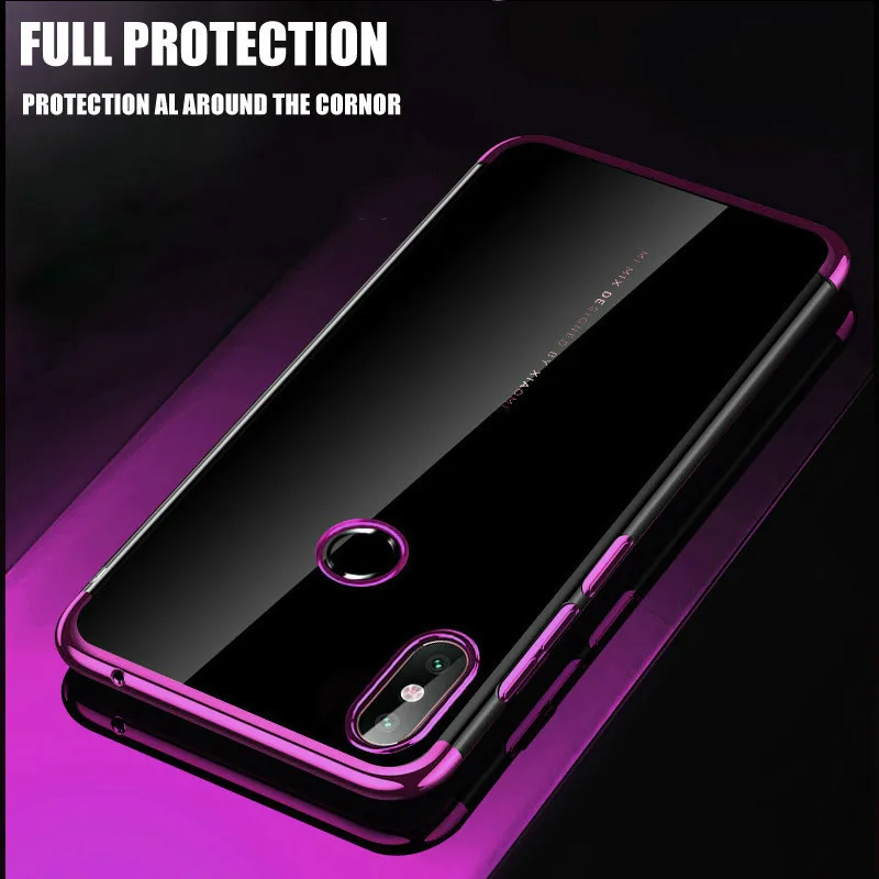 

Redmi Note 7 Case For Xiaomi Redmi Note 7 Pro Ultra Thin Soft Transparent Plating TPU Back Cover For Xiaomi Redmi 7 Phone Cases